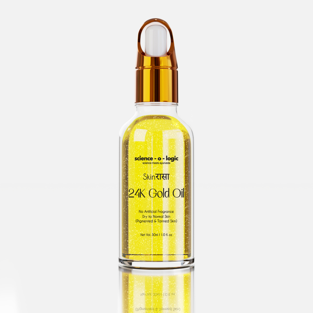 Specimen VII.iii — 24K Gold Oil in sealed amber-capped glass, 30 ml