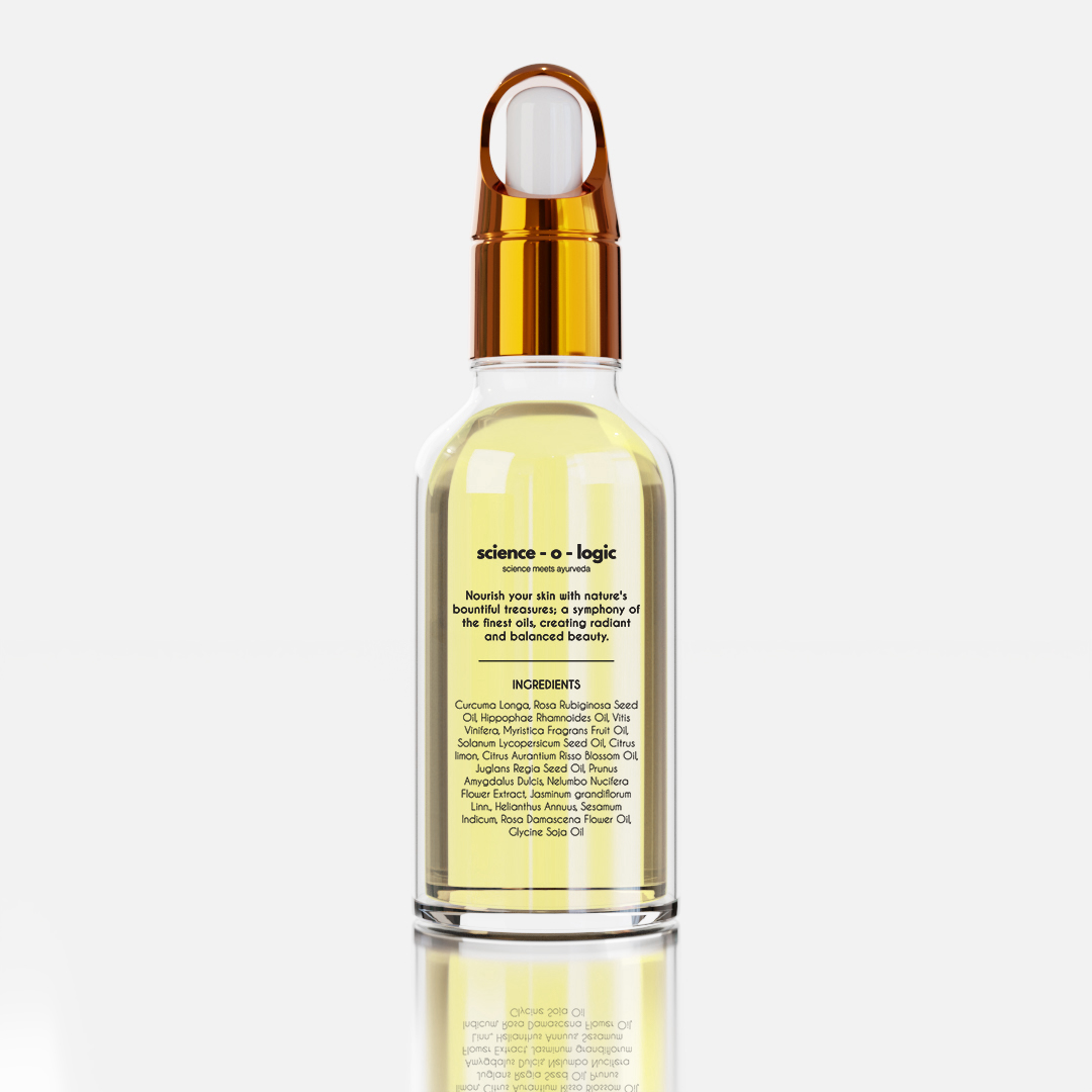 Document plate — Haridra Taila reverse panel listing botanical ingredients