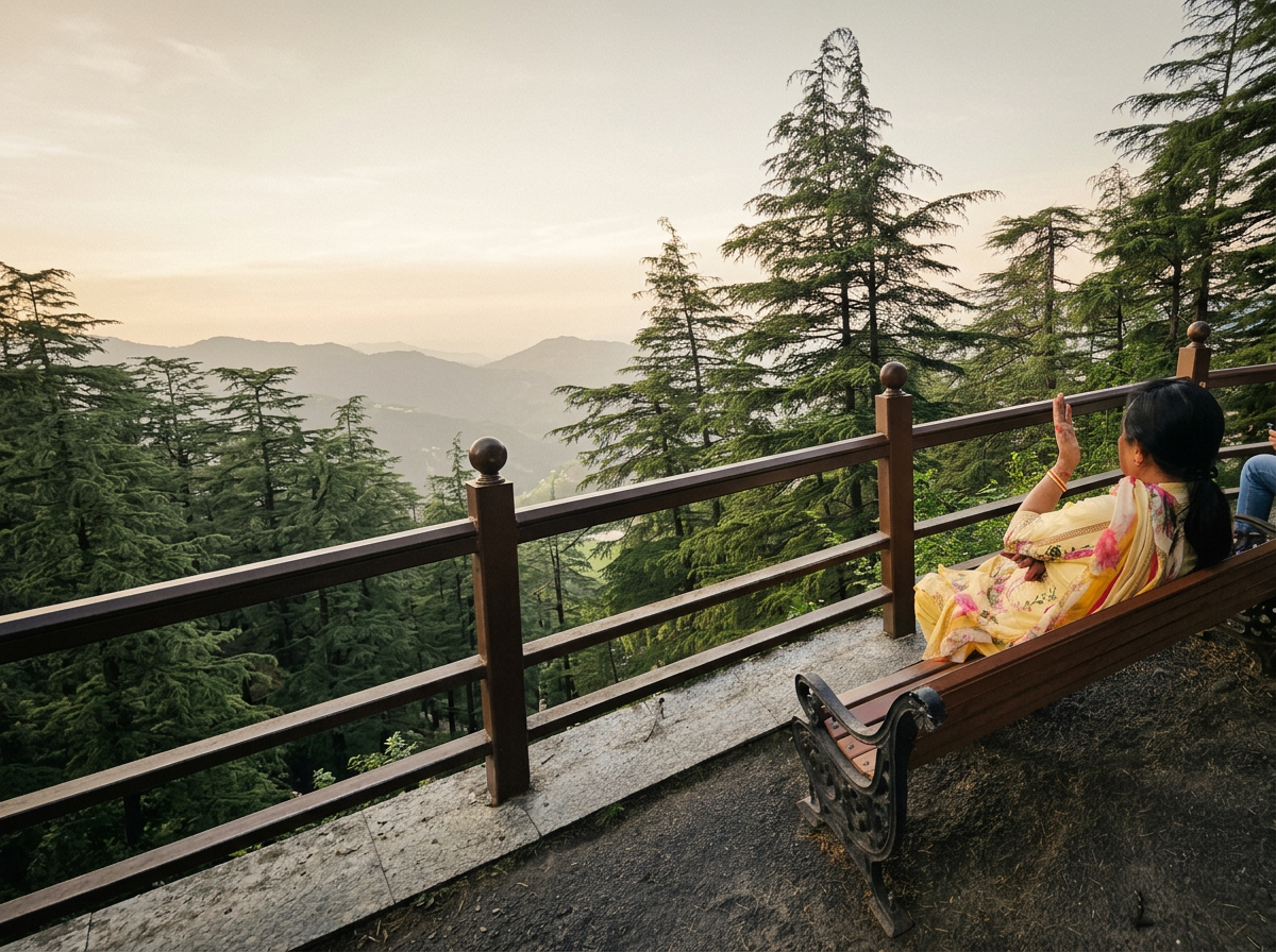 Navnit Mehra at a Himalayan vista — custodian of five generations of formulation knowledge